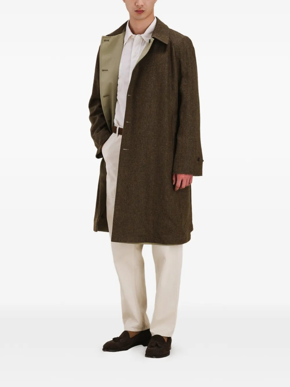  Fortela Reversible Coat - Brown 