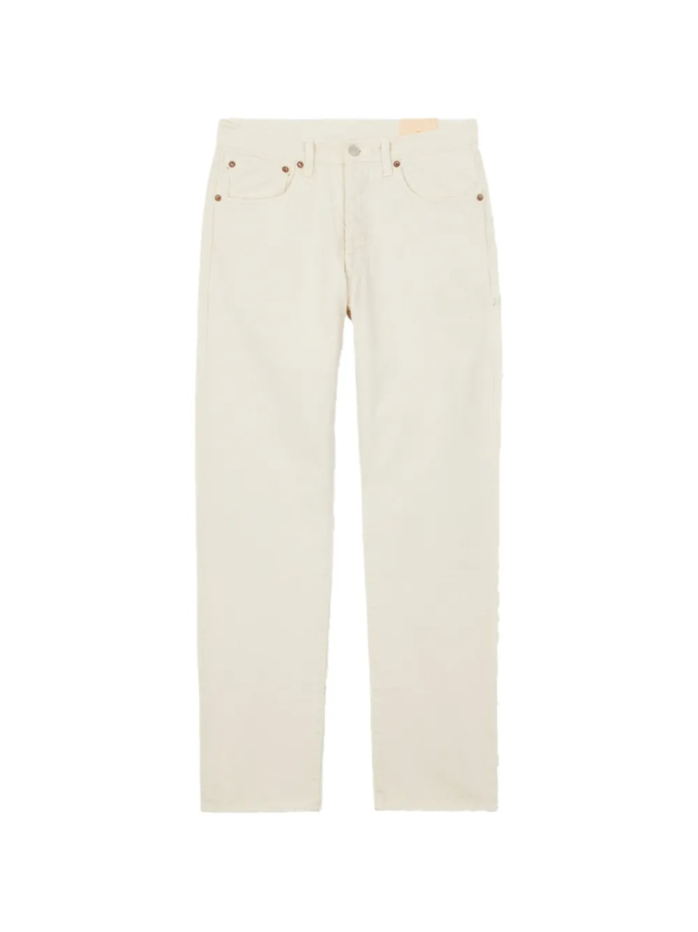 Fortela five-pocket straight jeans - Toni neutri