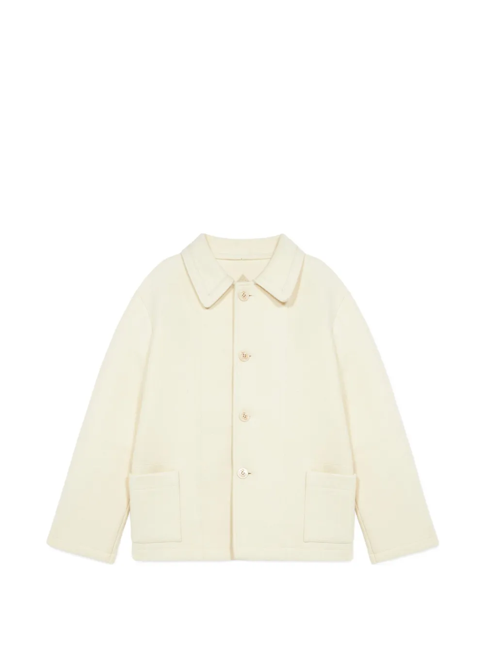 Fortela Donkey front pocket wool coat - Toni neutri