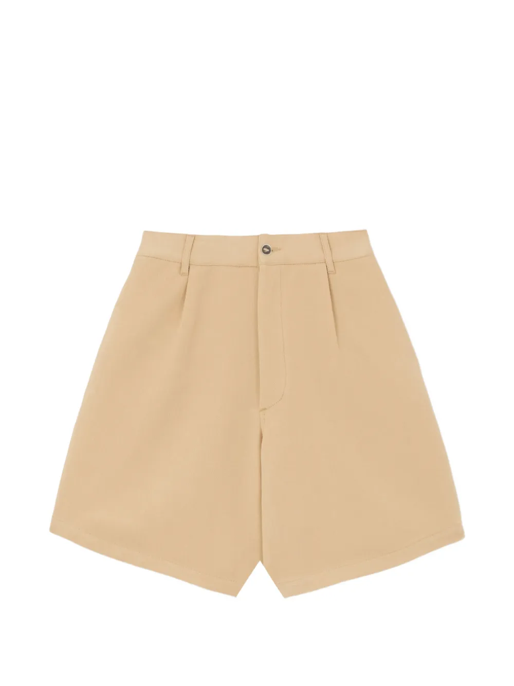 Fortela Julian buttoned back-pocket bermuda shorts - Neutrals