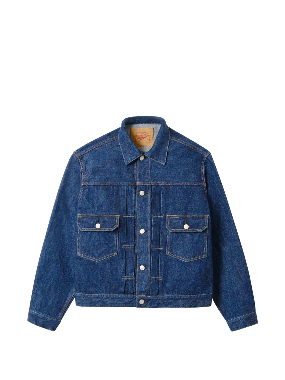 Fortela Cisco Japan Indigo Rinse Denim Jacket In Blue