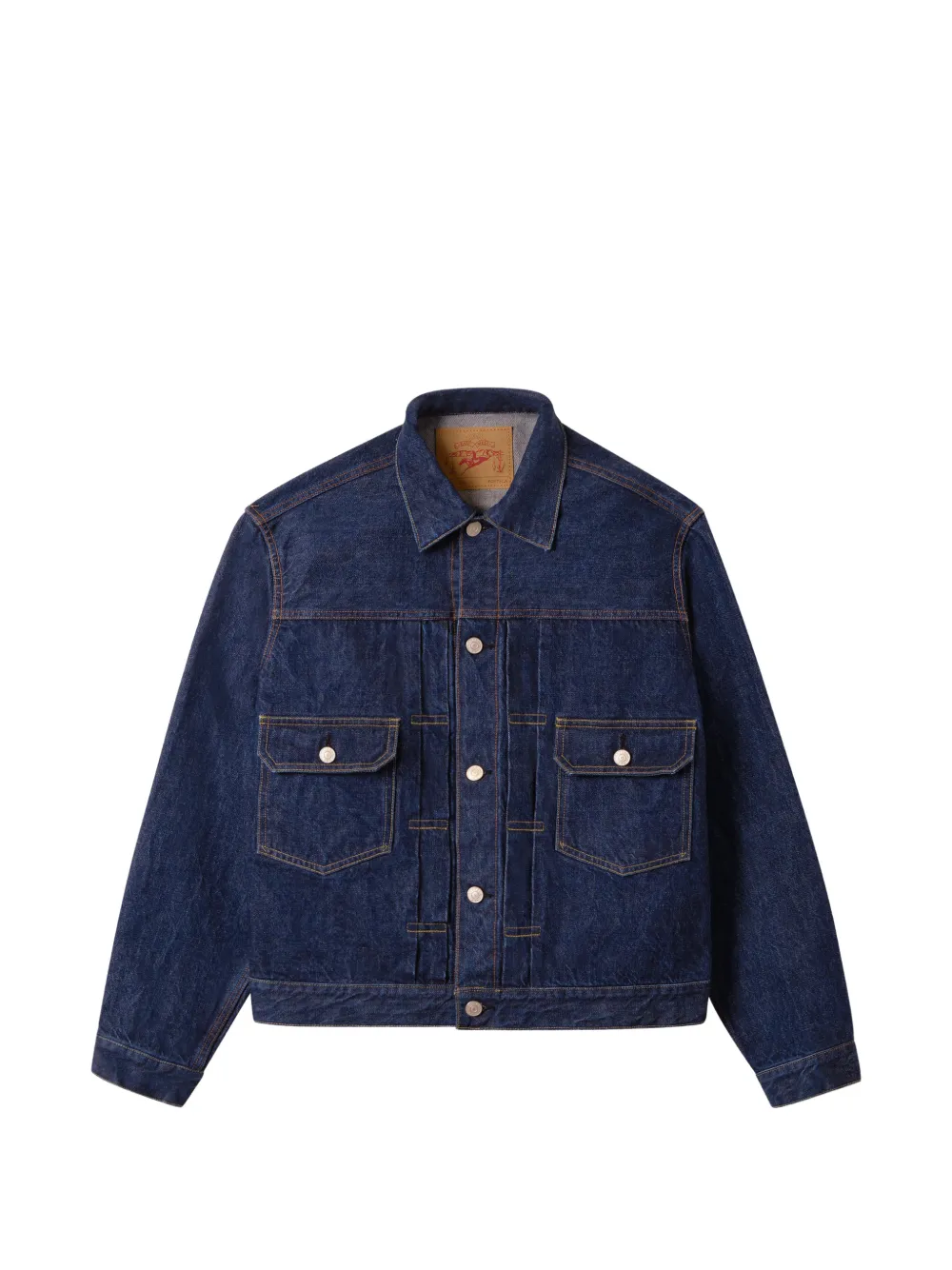 Fortela Cisco front-pocket denim jacket - Blu