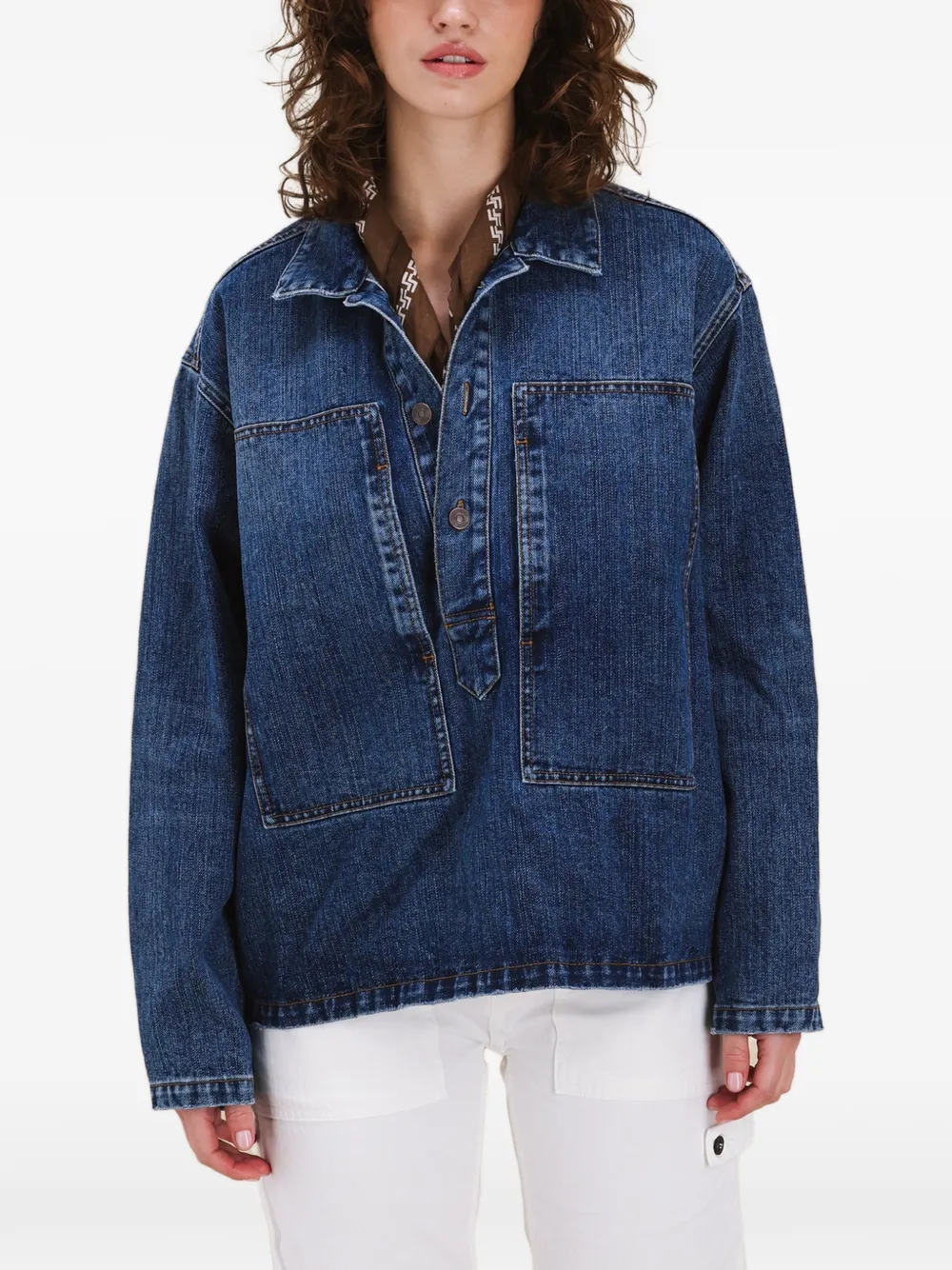Fuegodress Pocket Button Top