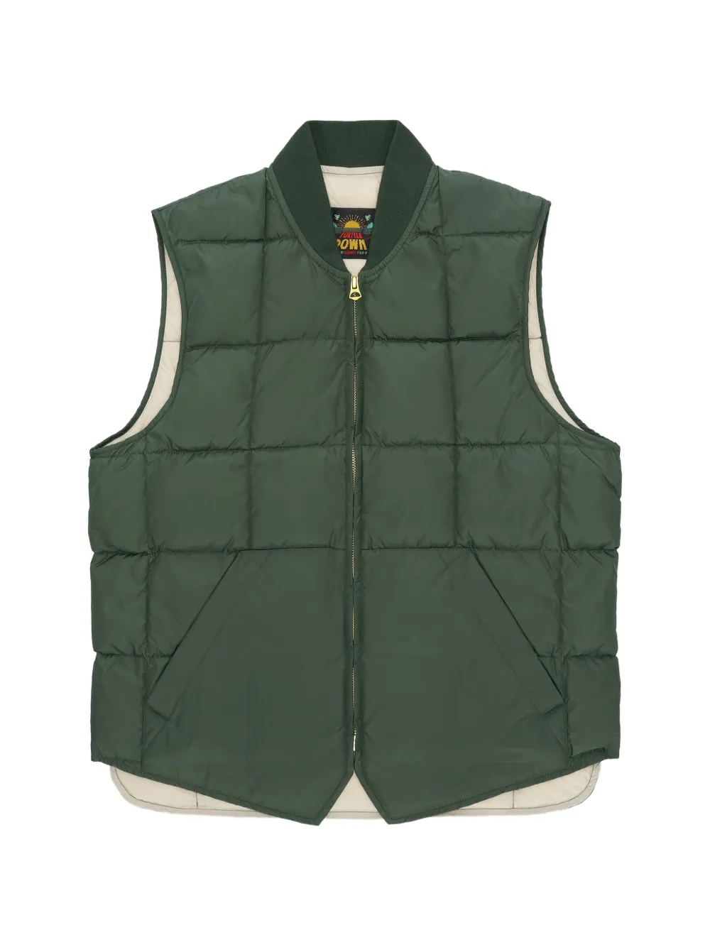 Fortela Vest1 padded zip gilet - Verde