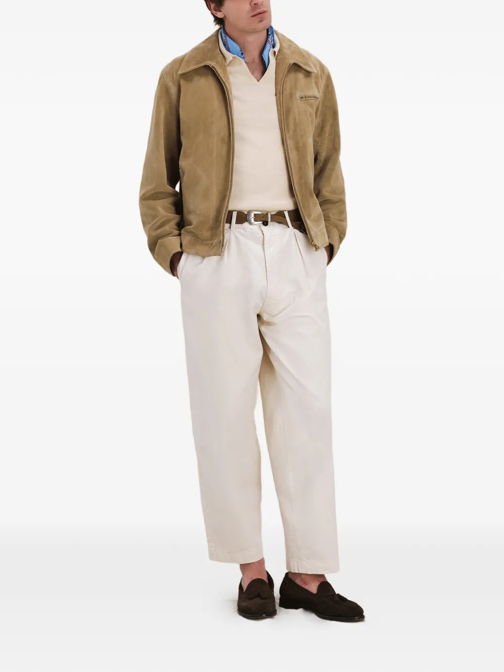 Fortela 로드 스웨이드 레더 지퍼 재킷 | 가죽 재킷 | Image 2