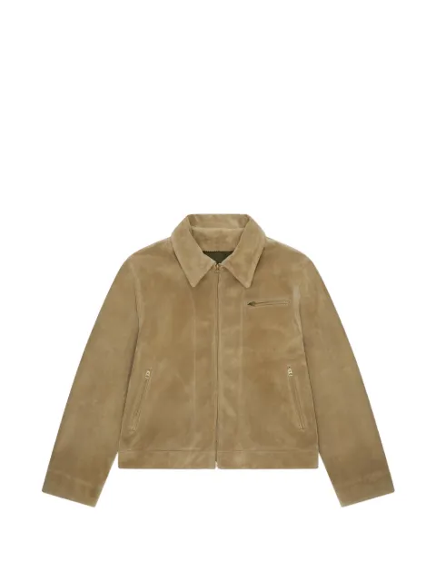 Fortela Rhode zip suede leather jacket
