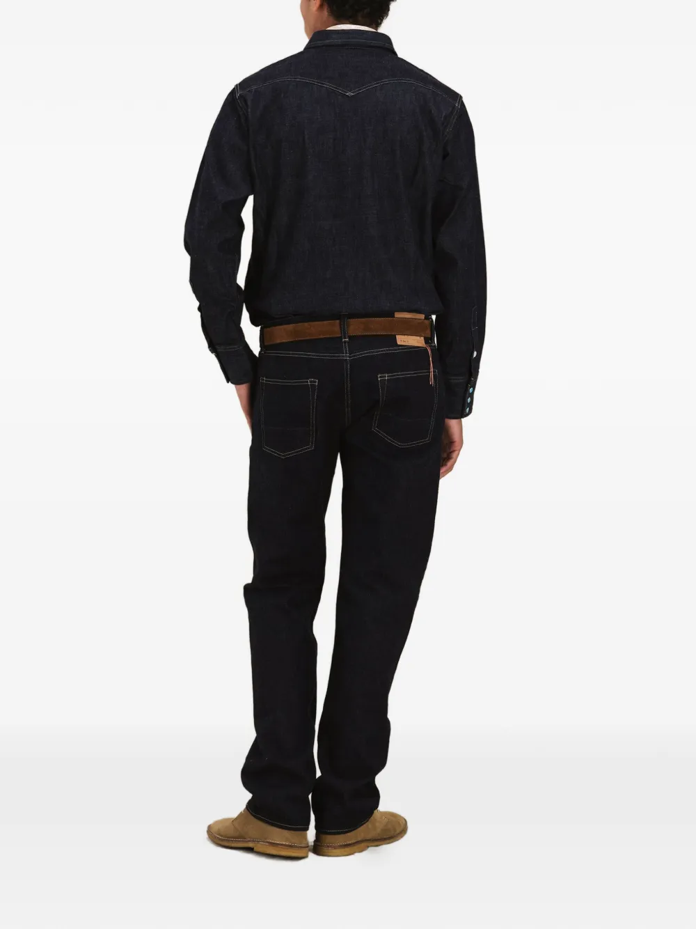 Fortela Jennyblu denim overhemd Blauw