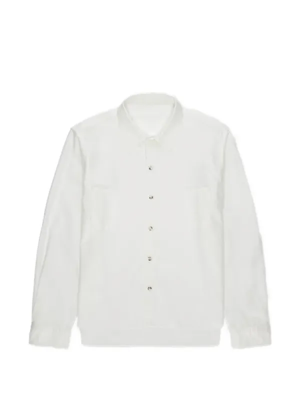 Fortela Liam Chest-pocket Shirt in White
