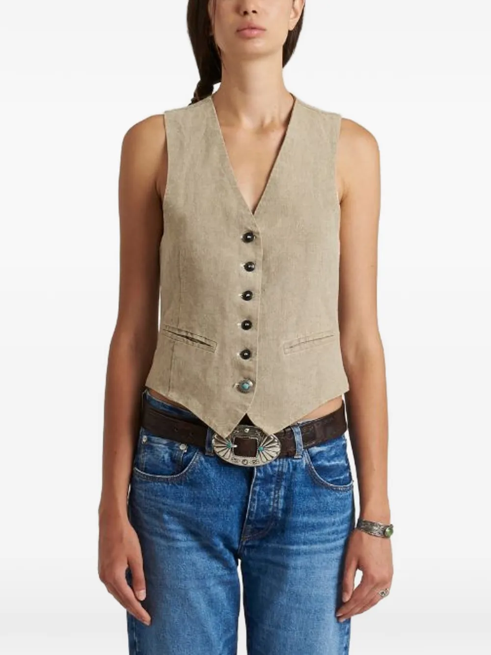  Fortela Debby Waistcoat - Neutrals 