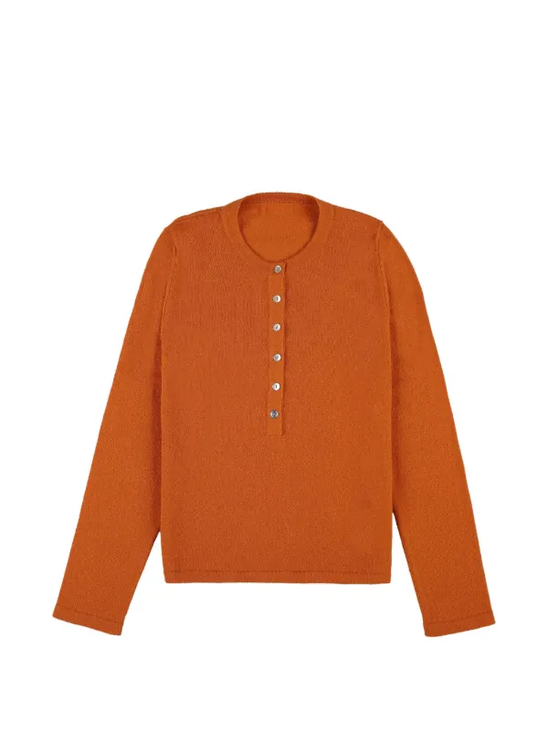 Fortela Lou Cashmere Sweater in Orange