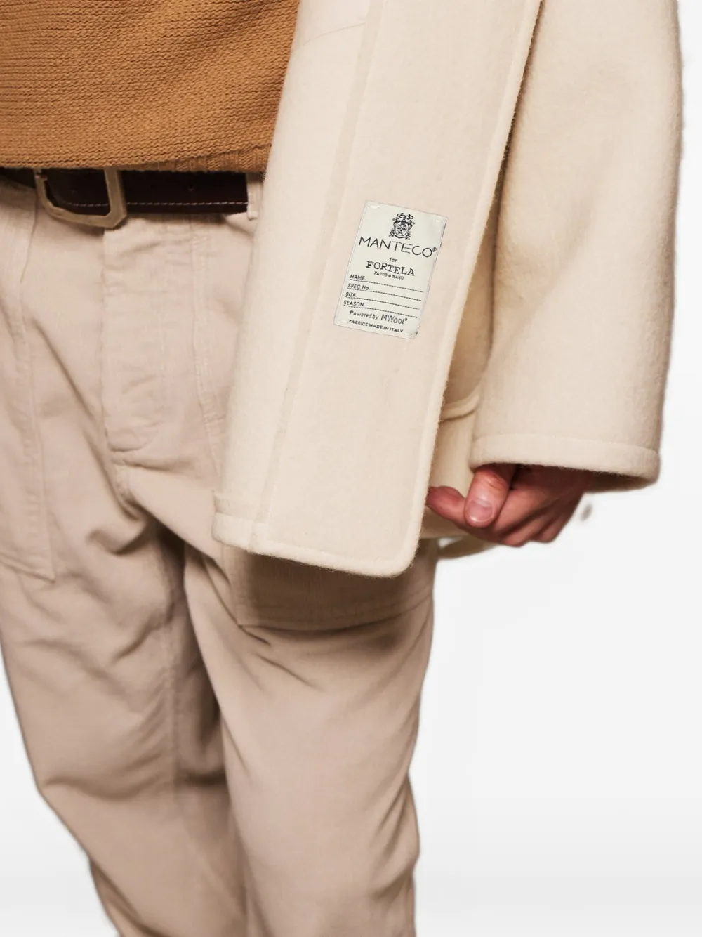 【新品同様】FORTELA フォルテラ ダッフルコート Fortela Duffle トグル コート | ニュートラル | FARFETCH JP