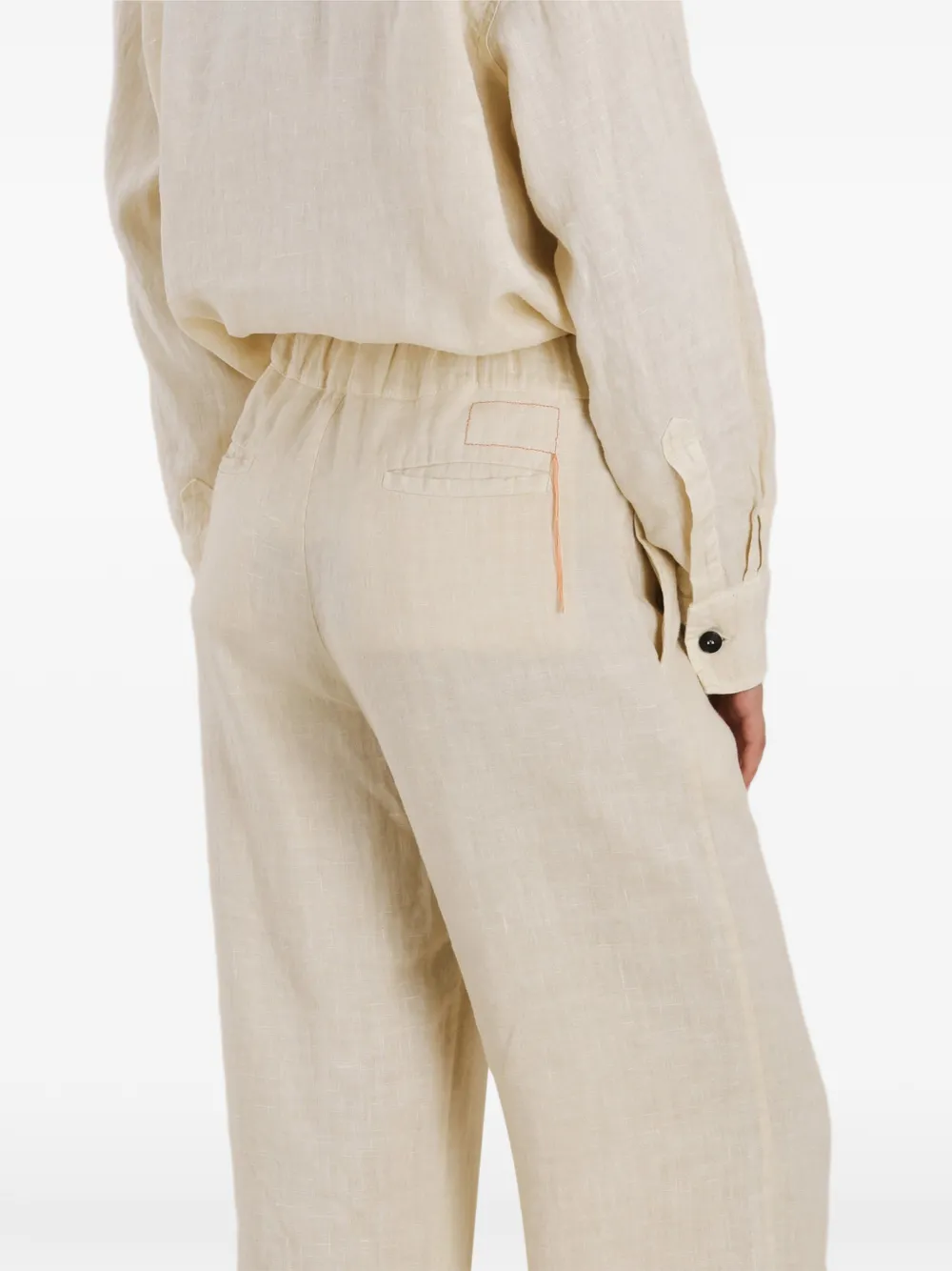 Fortela Broek met trekkoord Beige