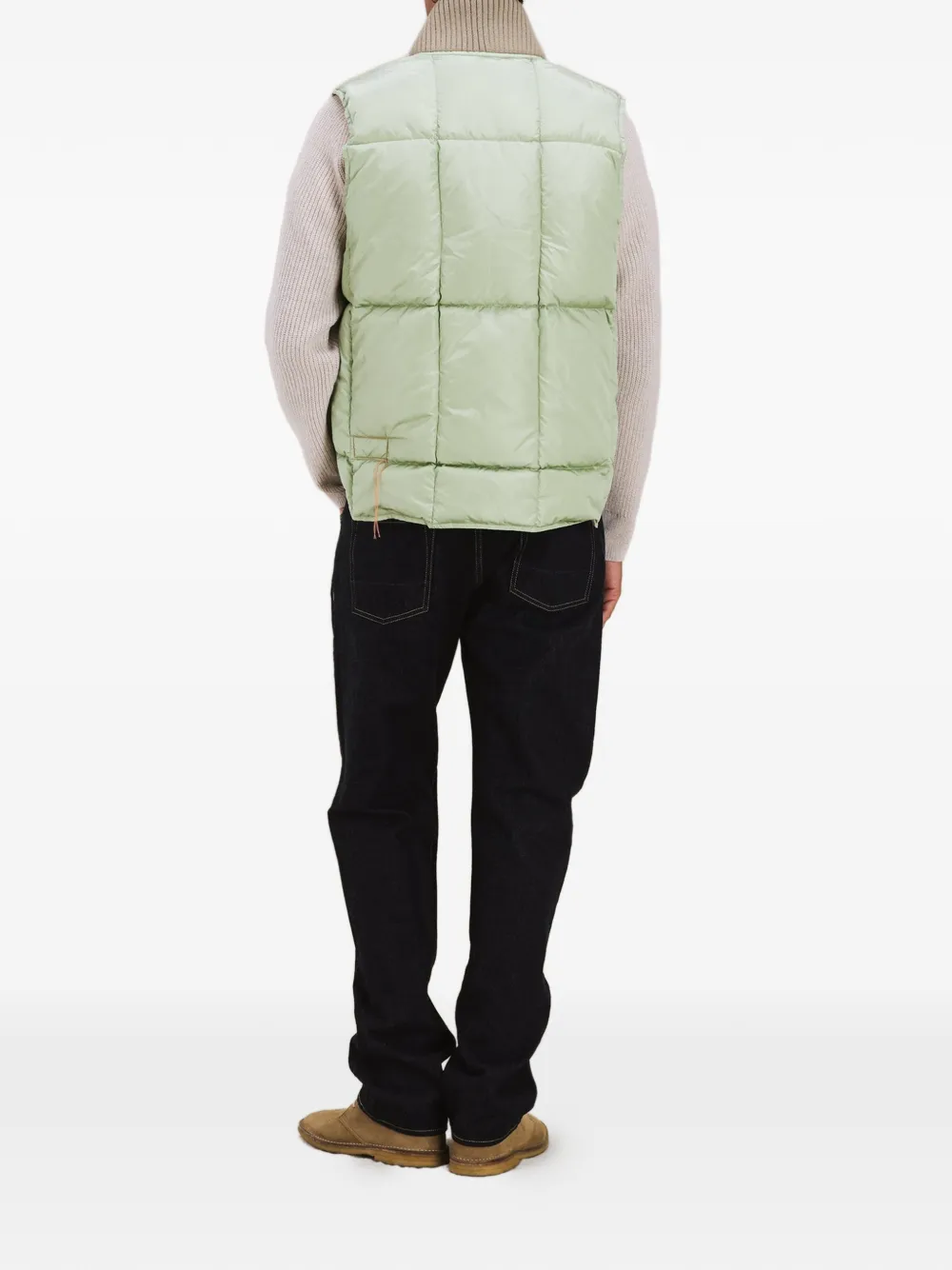  Fortela Quilted-pattern Gilet - Green 