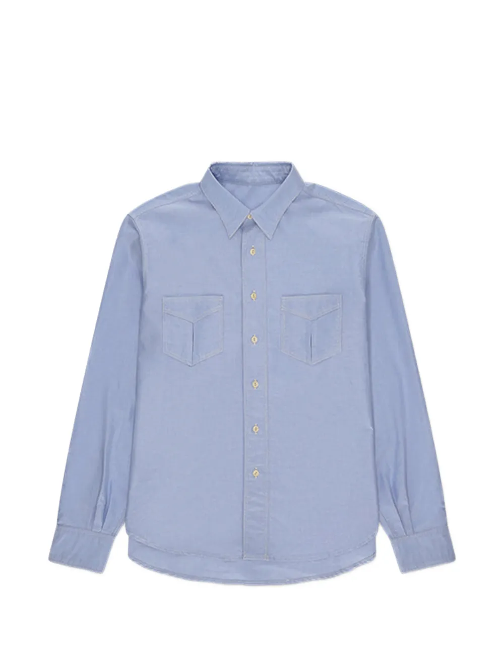 Fortela Osumi patch-pocket oxford shirt - Blu