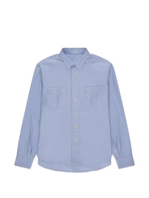 Fortela Osumi patch-pocket oxford shirt