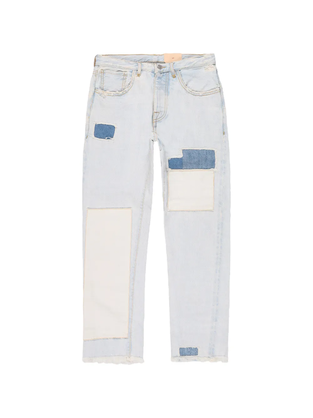 Fortela 965 John patchwork five-pocket jeans - Blu
