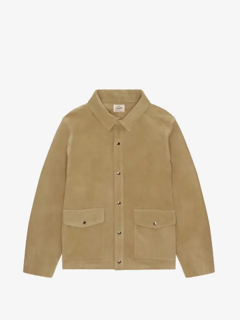 Fortela Wildlederjacke mit aufgesetzten Taschen 