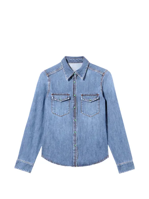 Fortela camisa texturizada con bolsillos y solapa