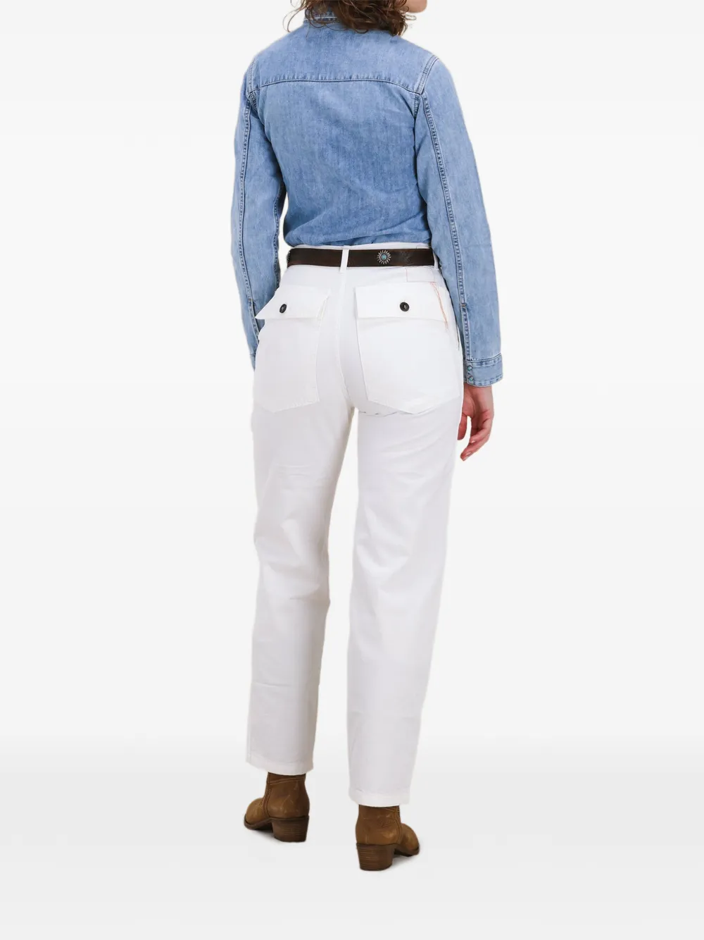  Fortela Flap-pocket Texan Shirt - Blue 