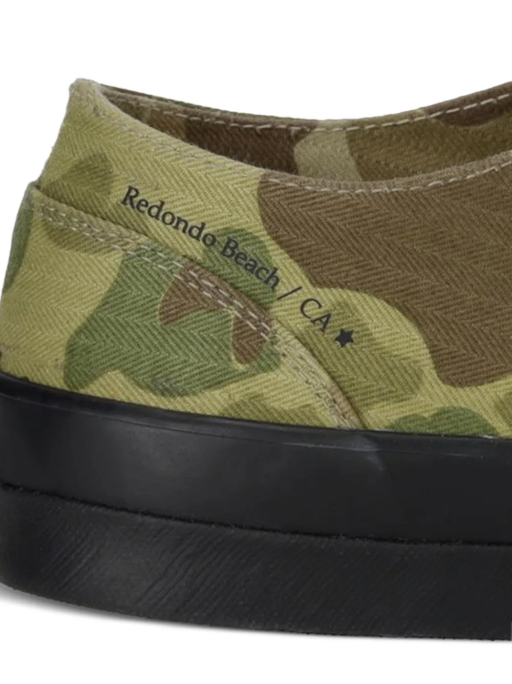 Fortela Sneakers met camouflageprint Groen