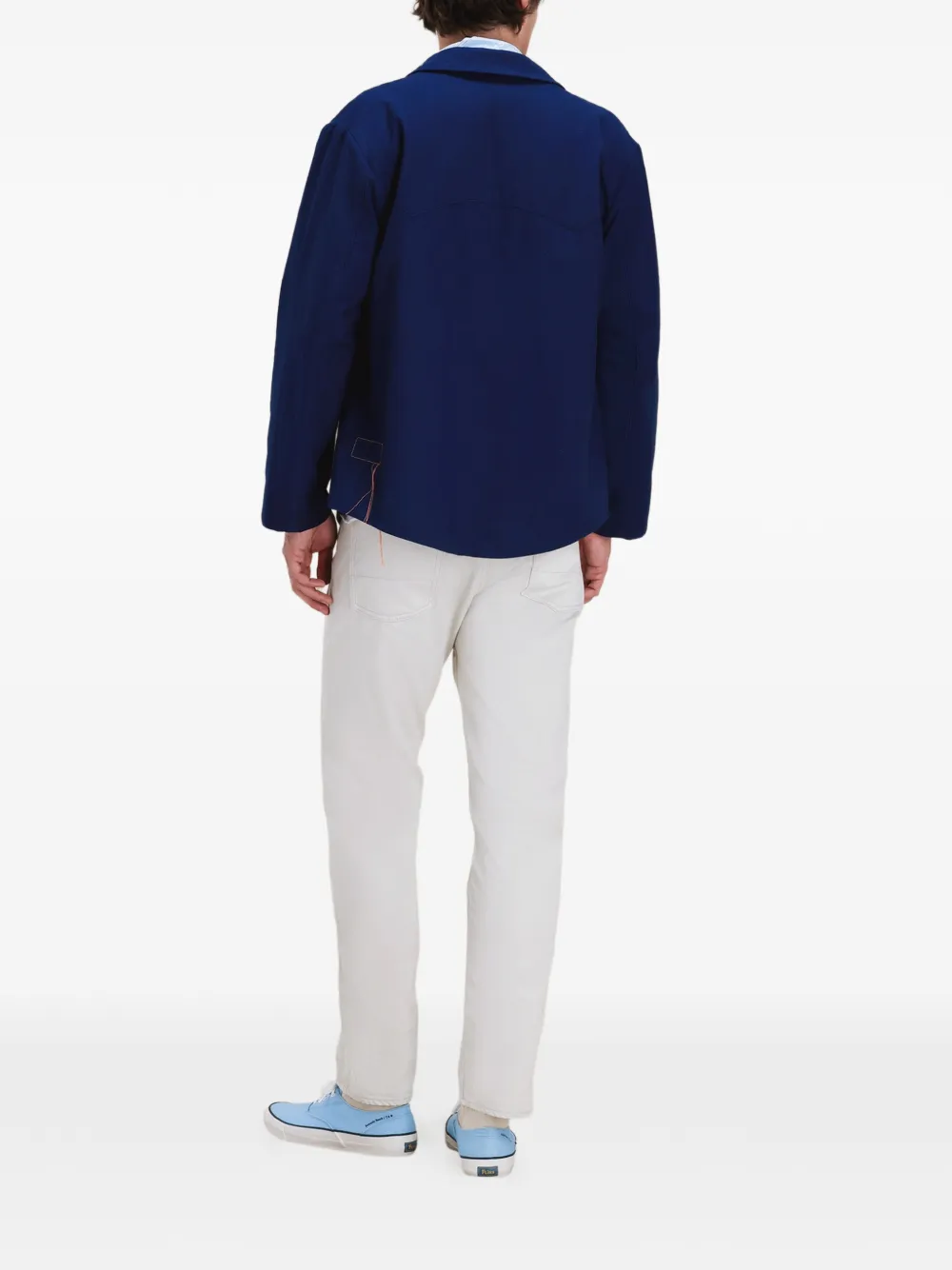  Fortela Perno Double-breasted Jacket - Blue 