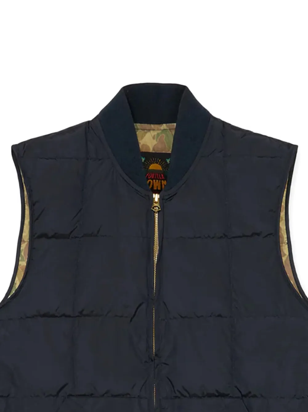 Padded Camouflage Sleeveless Gilet