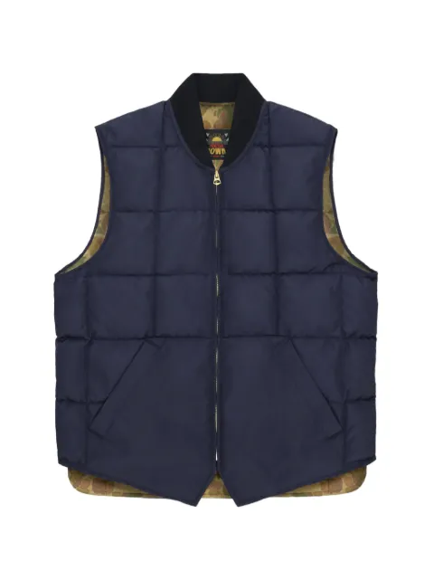 Fortela padded camouflage sleeveless gilet