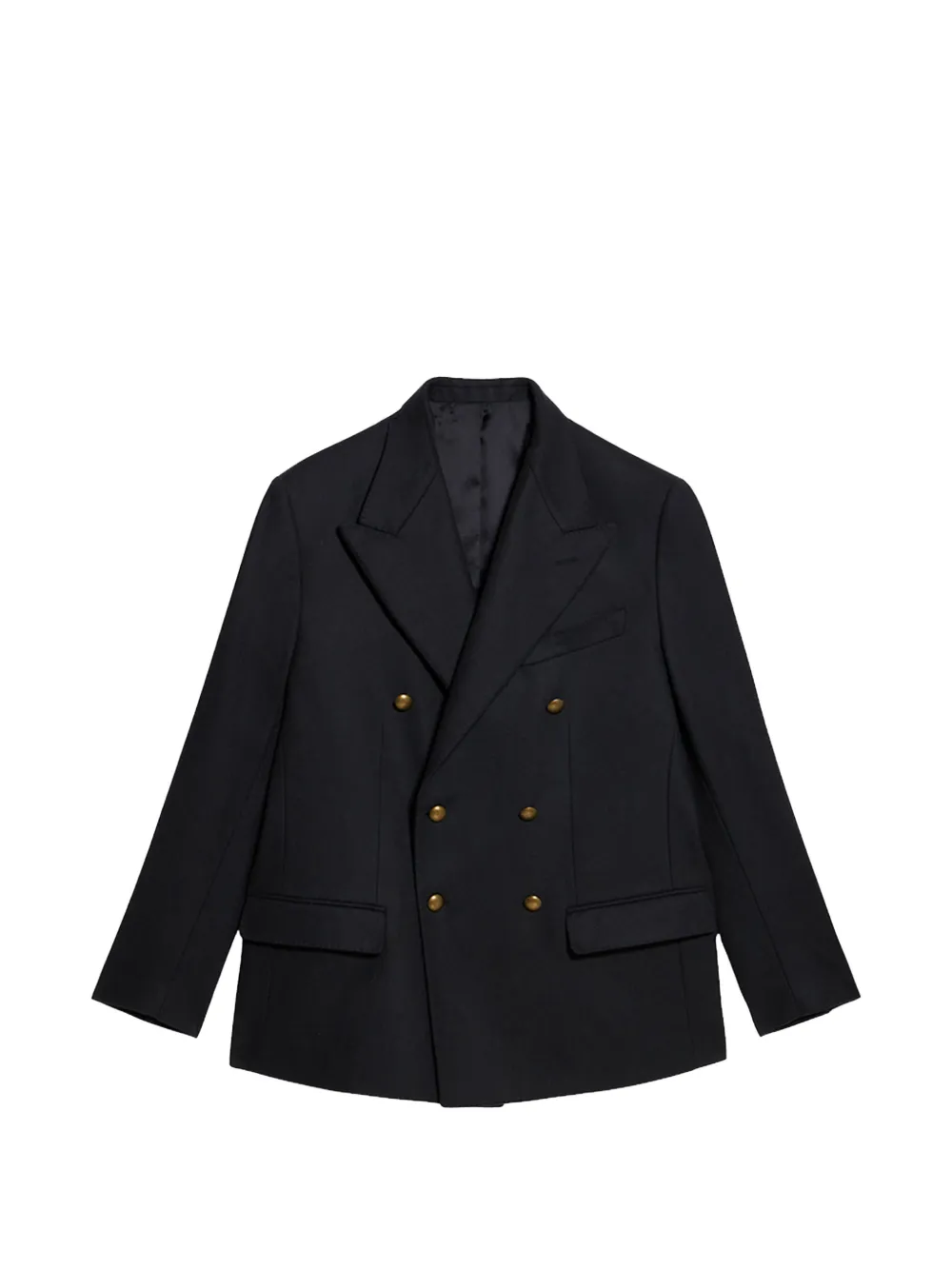 Fortela double-breasted flap pocket blazer - Nero