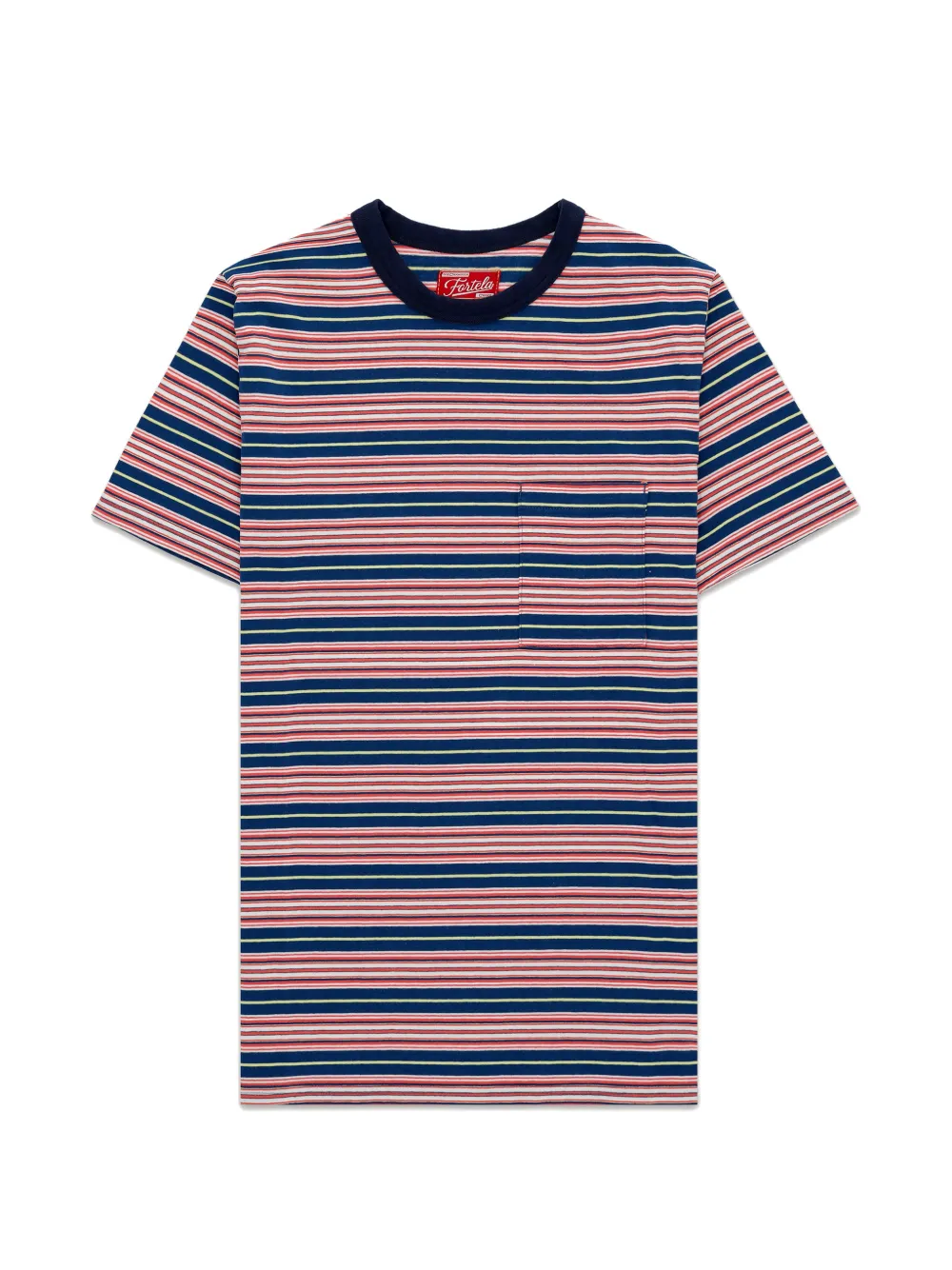 Fortela Yakut striped-pattern T-shirt - Blu