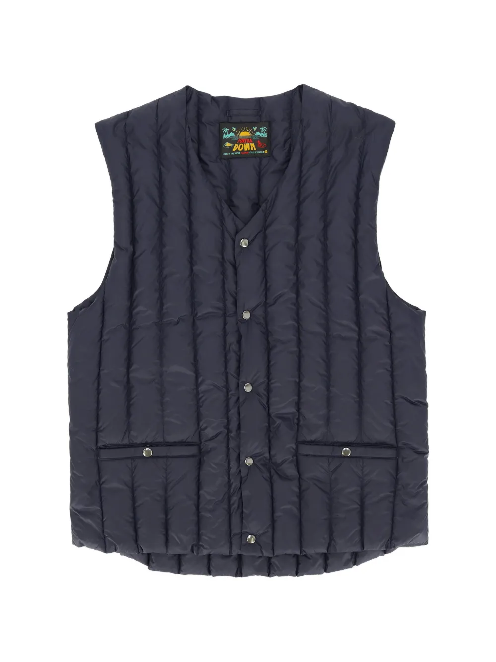 Fortela Birdie quilted padded gilet - Blu