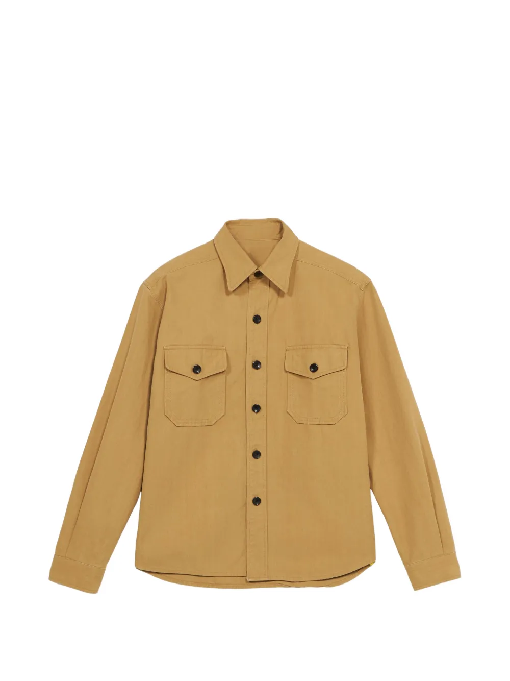 Fortela Kenny front-pockets button shirt - Toni neutri