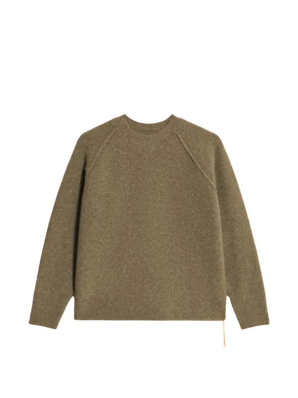 Fortela Harvard Raglan-sleeve Sweater in Green