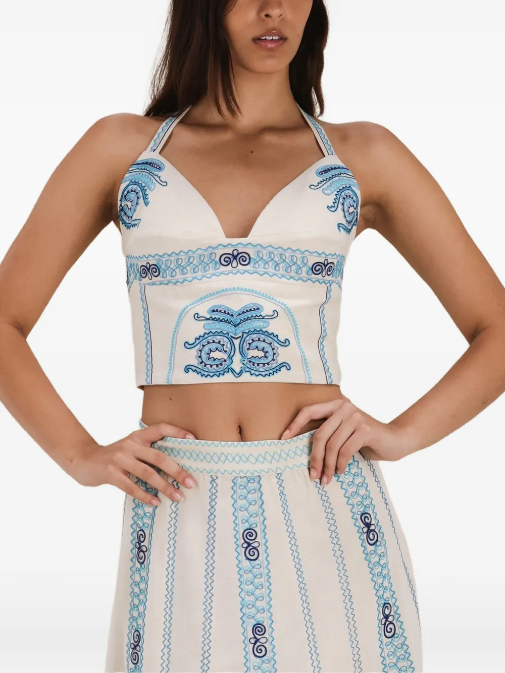 Aura Embroidered Top