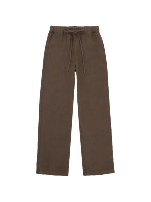 Fortela Jaleh Drawstring Trousers in Brown