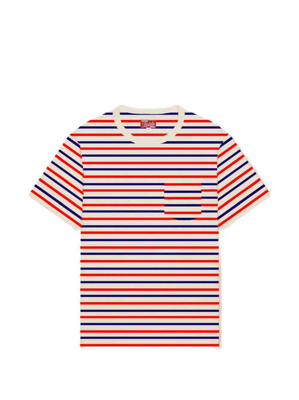 Fortela Yaku patch-pocket striped T-shirt - Toni neutri