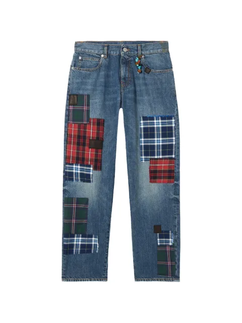 Fortela Jill patchwork five-pocket jeans