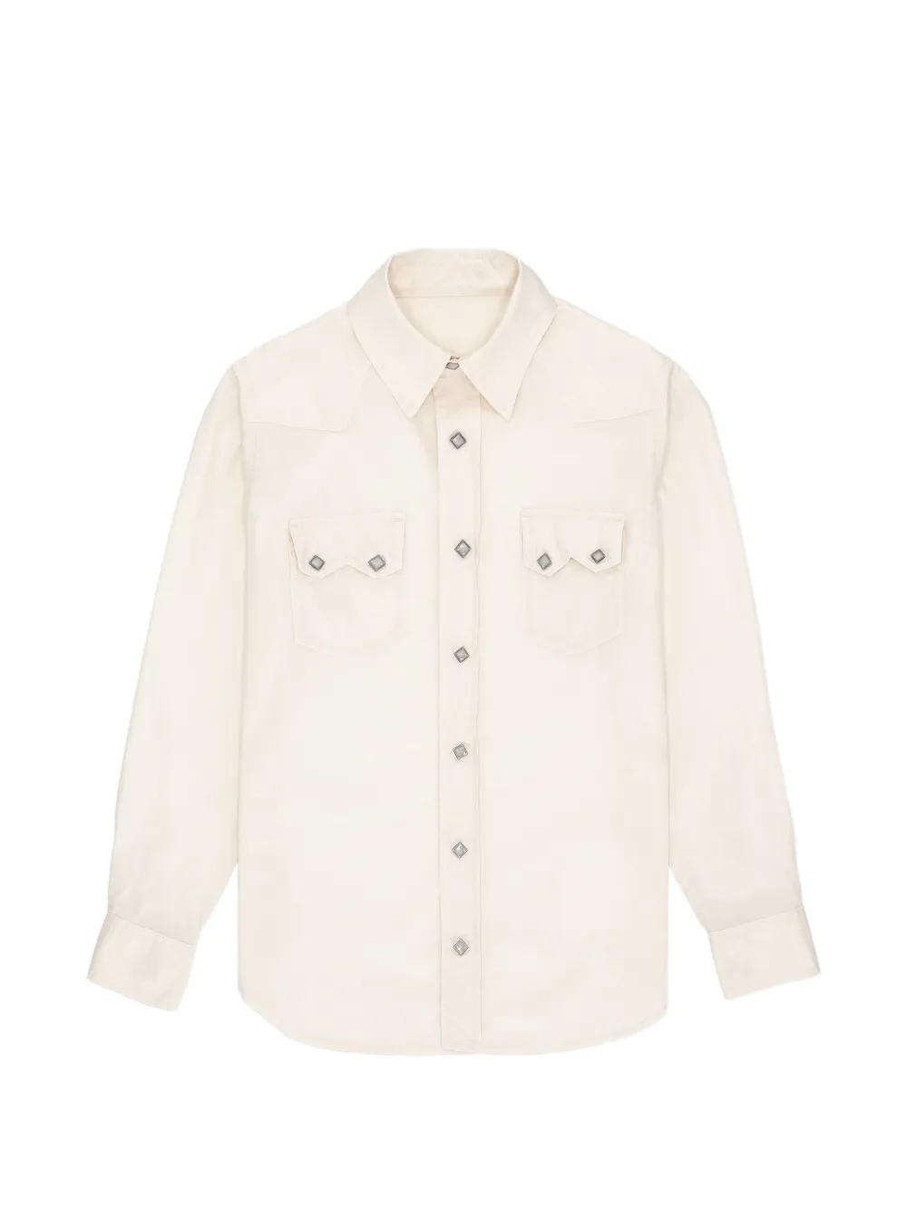 Fortela Toledo texan flap-pocket shirt - Nude