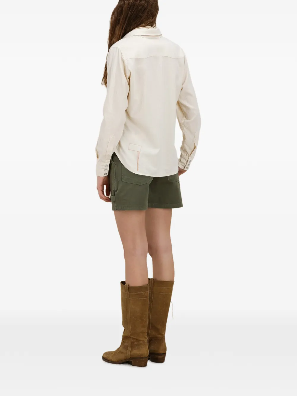  Fortela Toledo Texan Flap-pocket Shirt - Neutrals 