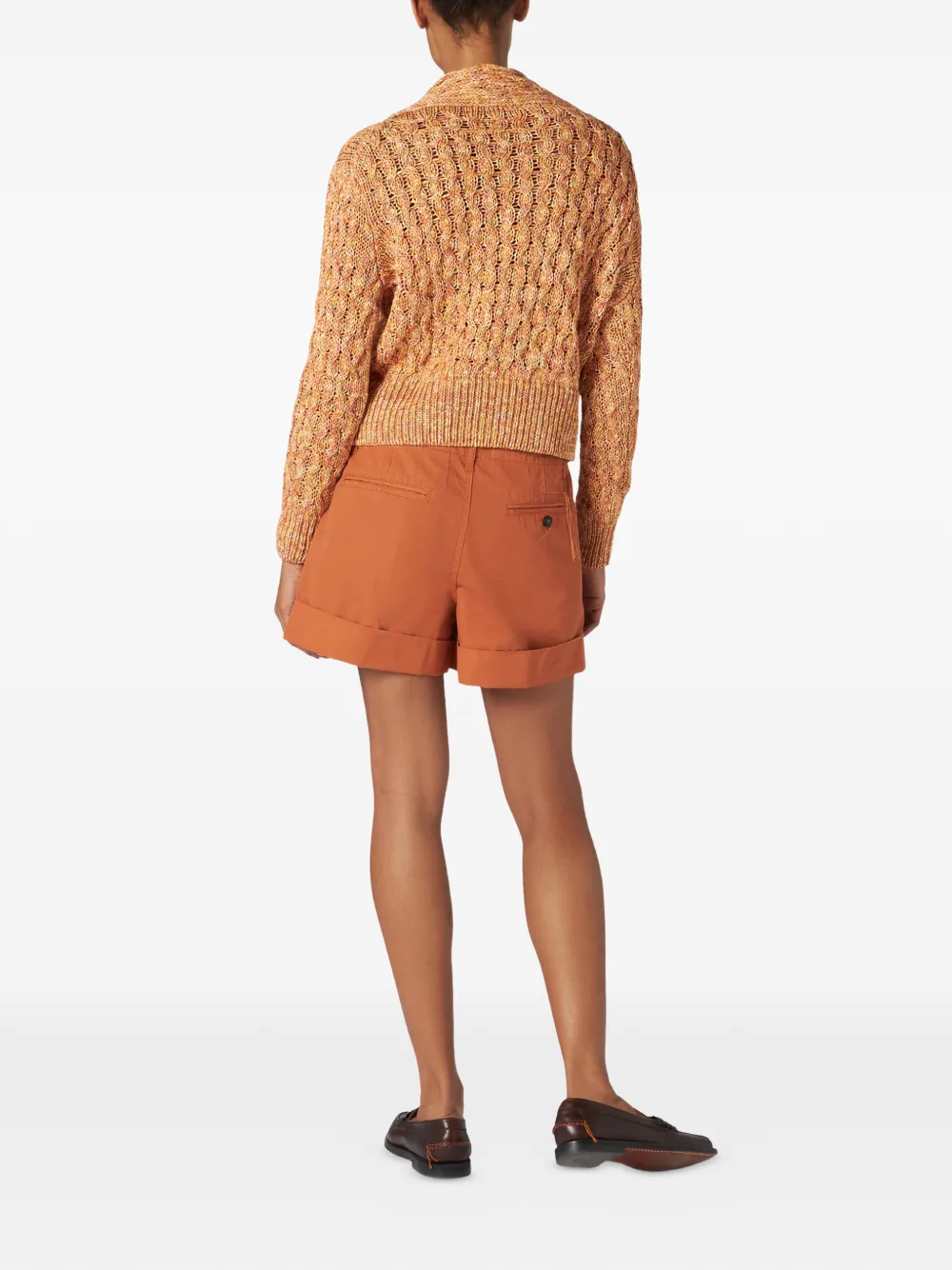  Fortela Lola Buttoned Cardigan - Orange 