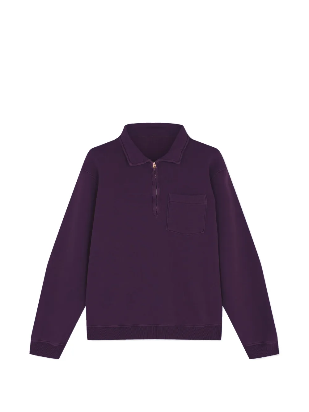 Fortela zip pocket sweater - Viola