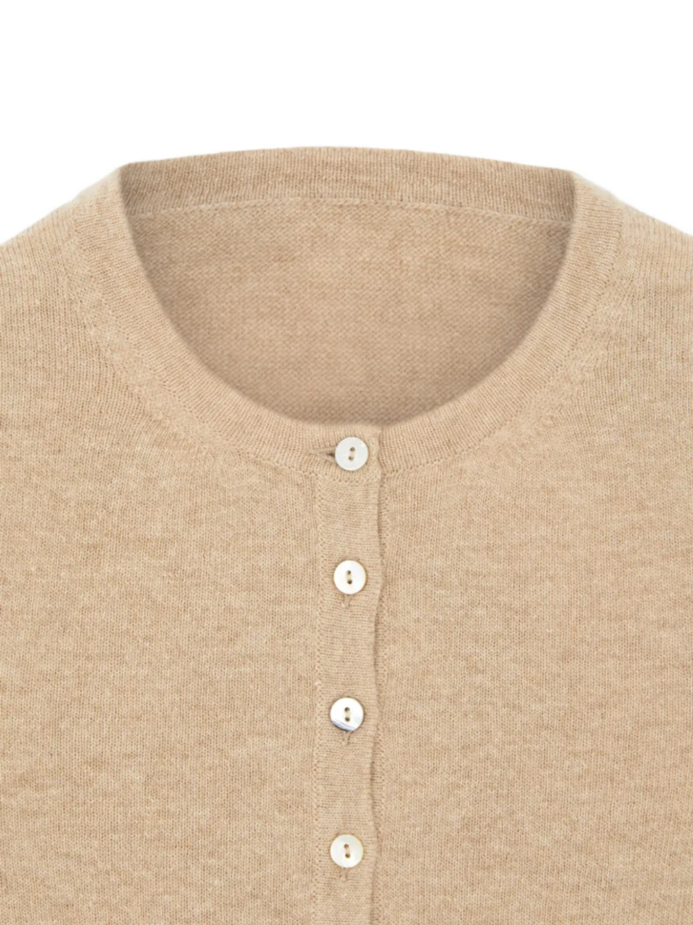  Fortela Lou Henley Buttoned Sweater - Neutrals 