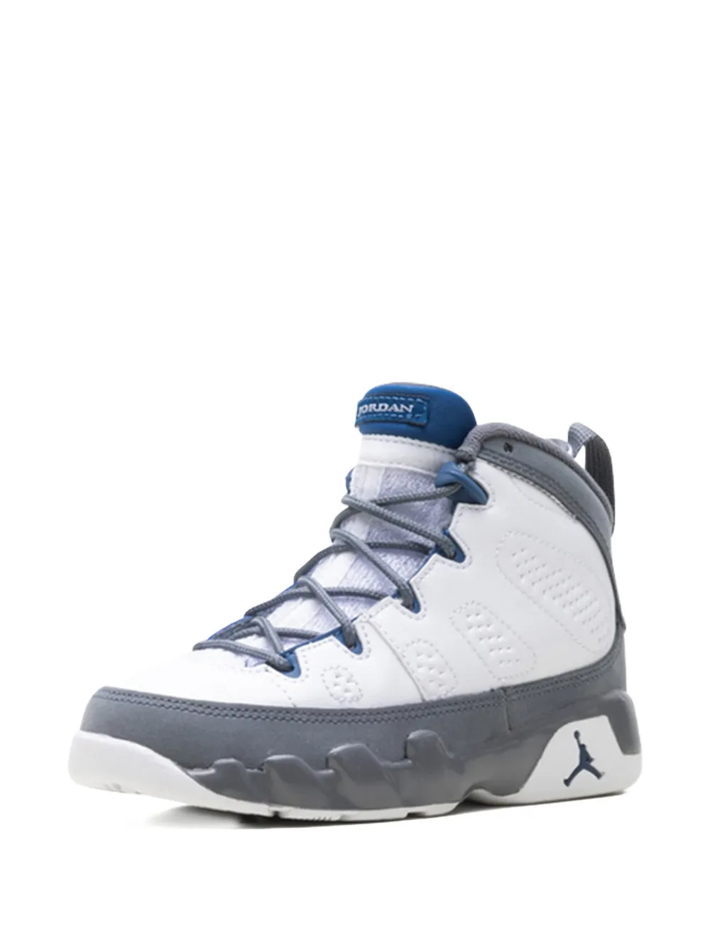 Jordan Kids Air Jordan 9 perforated panelled sneakers Wit