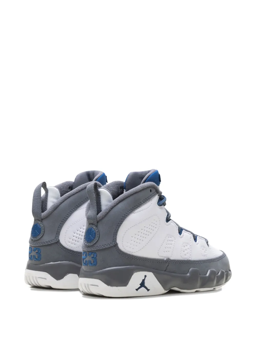 Jordan Kids Air Jordan 9 perforated panelled sneakers Wit