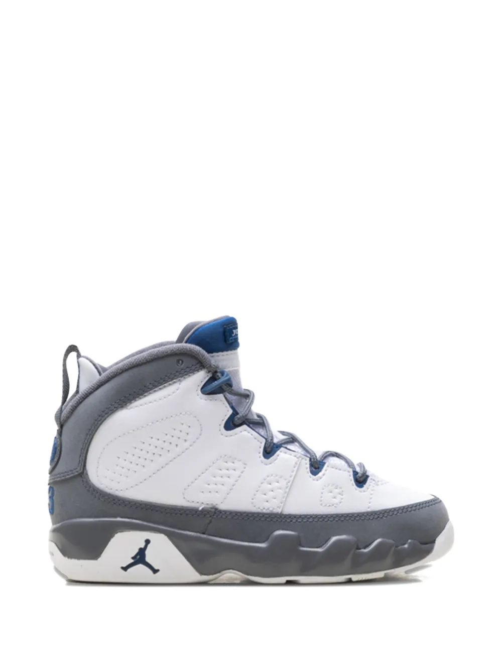 Jordan Kids Air Jordan 9 perforated panelled sneakers Wit