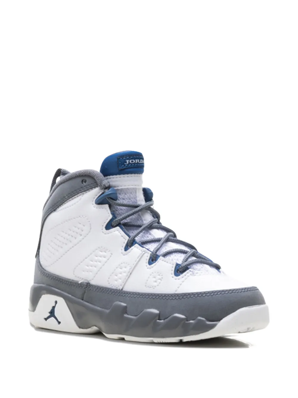 Jordan Kids Air Jordan 9 perforated panelled sneakers Wit