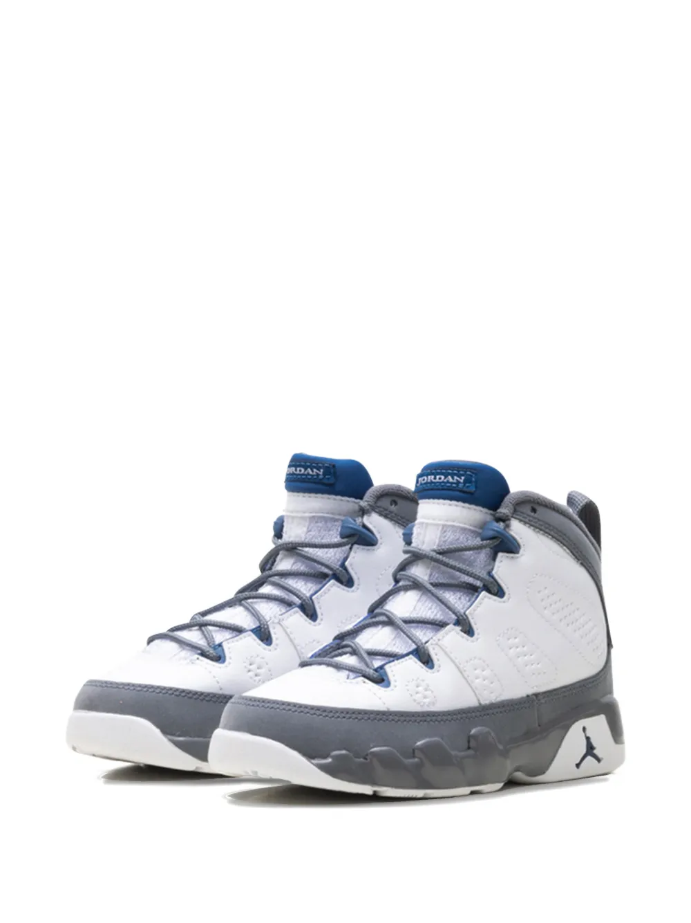 Jordan Kids Air Jordan 9 perforated panelled sneakers Wit