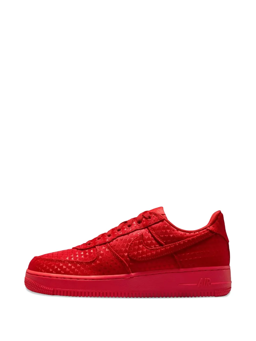 Nike Air Force 1 Low sneakers met hart-bedel Rood