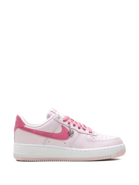Nike patent swoosh air force 1 low sneakers