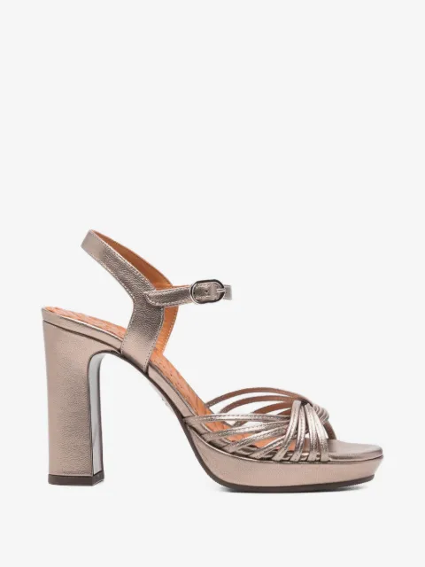 Chie Mihara Caneti metallic heeled sandals