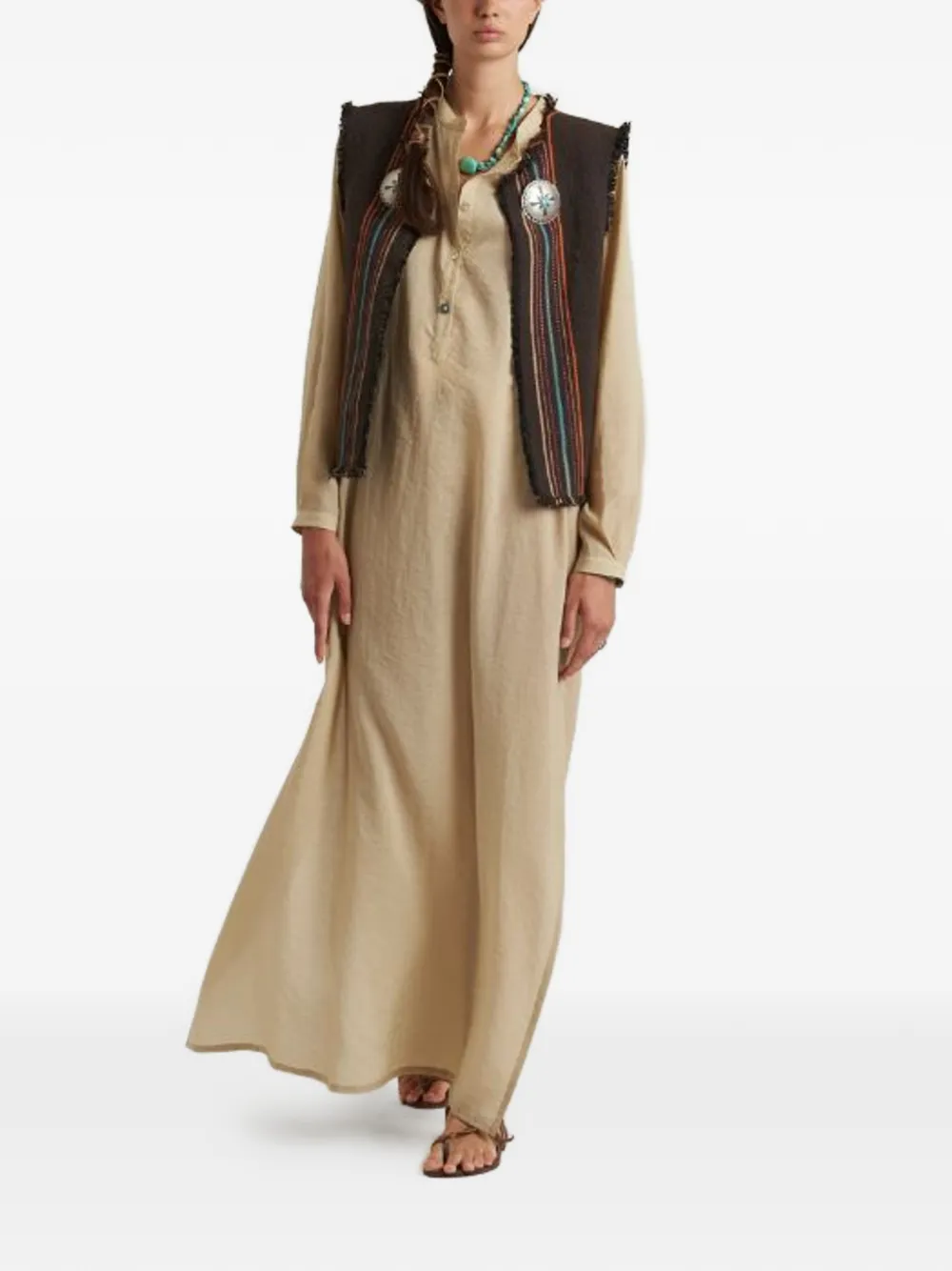  Fortela Valery Maxi Dress - Neutrals 